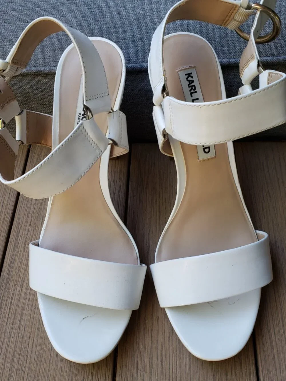 EUC Karl Lagerfeld Paris Cieone Premium Elegant Heeled Sandal (7.5)